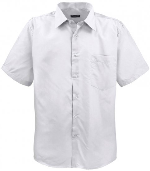 Lavecchia Classic Short Sleeve Shirt White - Camisas - Camisas Homem Tamanhos Grandes