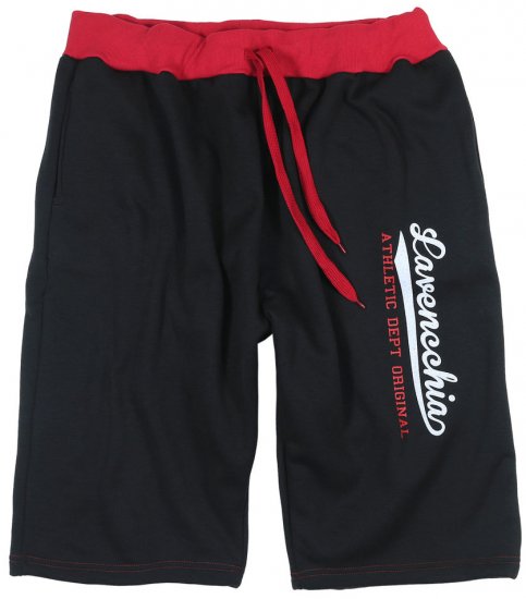 Lavecchia 2017 Sweatshorts Black/Red - Calças & calções de fato de treino - Calças de Fato de Treino Tamanhos Grandes 