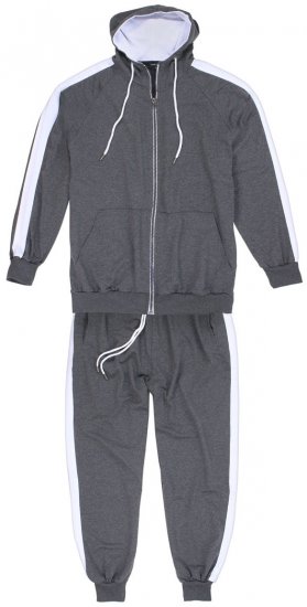 Lavecchia 611 Tracksuit Charcoal - Fatos de treino - Fatos de treino homem tamanhos grandes
