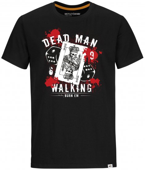 Motley Denim T-shirt Liberty Black - T-shirts - T-shirts Homem Tamanhos Grandes