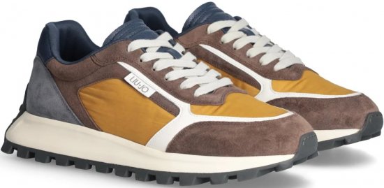 Liu Jo Running 02 Sneakers Brown/Blue/Tan - Calçado de homem 40-52 - 