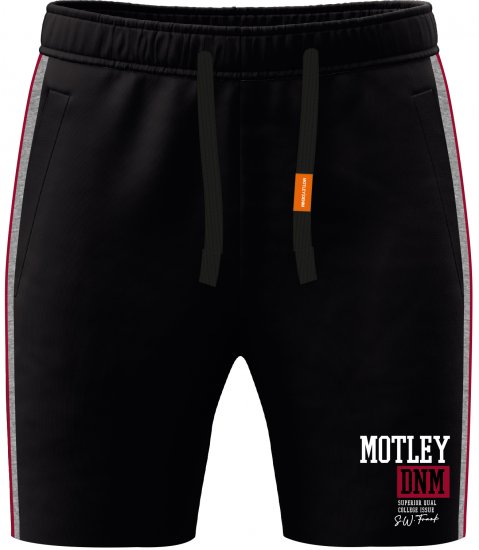 Motley Denim Liverpool Sweatshorts Black - Calças & calções de fato de treino - Calças de Fato de Treino Tamanhos Grandes 