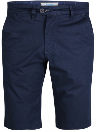 D555 Lopez Stretch Shorts Navy - Calções - Calções Homem Tamanhos Grandes