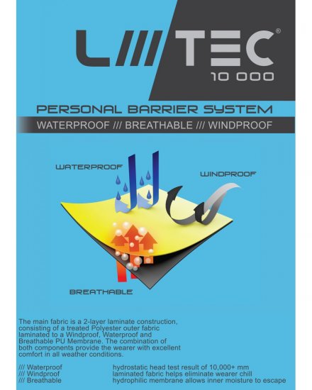 Leo Clovelly Breathable Executive Anorak Hi-Vis Yellow/Navy - Roupa de trabalho - Roupa de Trabalho Tamanho Grande Homem