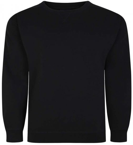 Espionage LW016A sweatshirt preto - Sweatshirts & hoodies - Sweatshirt & Camisolas com Capuz tamanhos grandes