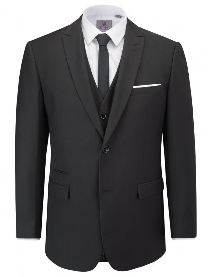 Skopes Madrid Suit jacket Black - Fatos - Fatos de Homem Tamanhos Grandes