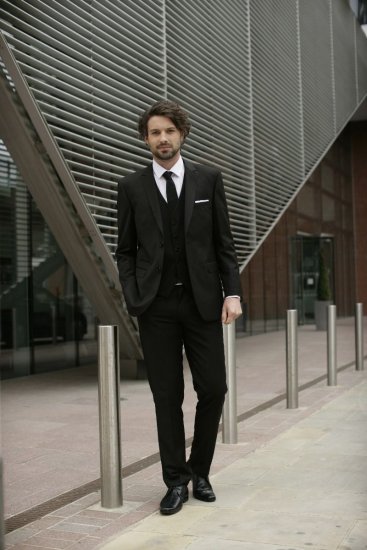 Skopes Madrid Waistcoat Black - Fatos - Fatos de Homem Tamanhos Grandes