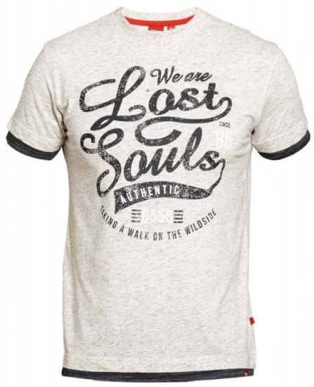 D555 Maiden T-shirt Off White - T-shirts - T-shirts Homem Tamanhos Grandes