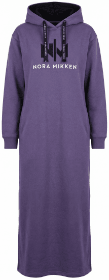 Nora Mikken MARI Maxi Hoodie Dress Purple - Sweatshirt & camisolas com capuz - 