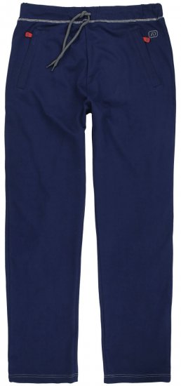 Adamo Markus Sweatpants with draw-cord Navy - Calças & calções de fato de treino - Calças de Fato de Treino Tamanhos Grandes 