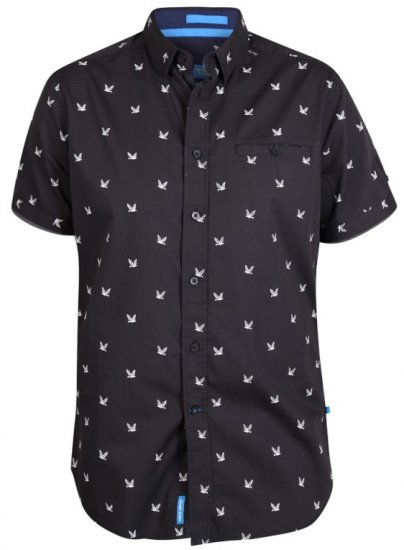 D555 Marley Shirt Black - Camisas - Camisas Homem Tamanhos Grandes