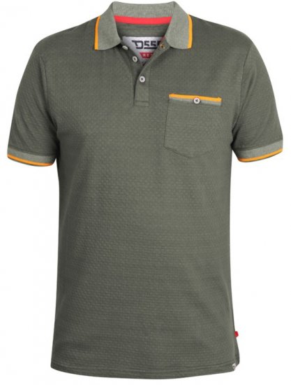 D555 Marshall Polo Khaki - Pólos - Pólos Tamanhos Grandes Homem