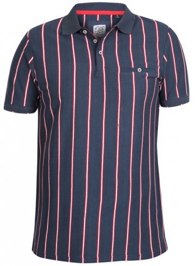 D555 Martel Polo Navy - Pólos - Pólos Tamanhos Grandes Homem