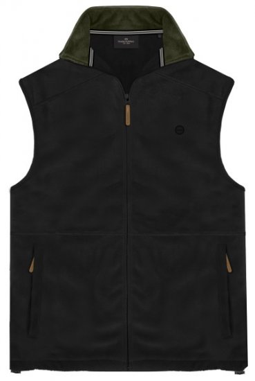 Double Outfitters MFT-7089 Sleeveless Fleece Vest Black - Casacos - Casacos Homem Tamanhos Grandes