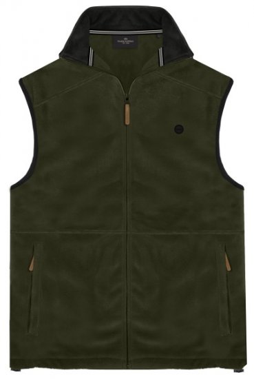 Double Outfitters MFT-7089 Sleeveless Fleece Vest Khaki - Casacos - Casacos Homem Tamanhos Grandes