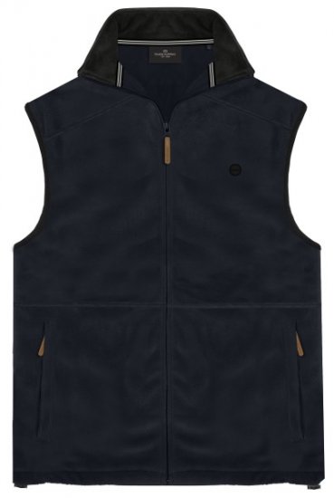 Double Outfitters MFT-7089 Sleeveless Fleece Vest Navy - Casacos - Casacos Homem Tamanhos Grandes