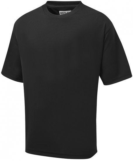 Motley Denim Technical T-shirt Black - Roupa Desportiva & Outdoor - Roupa Desportiva Tamanhos Grandes