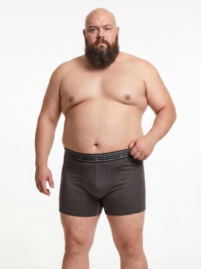 20 Nodi 979 Boxers pack de 3 Bordô/Cinzento/Azul-marinho - Boxers - Boxers Homem Tamanhos Grandes