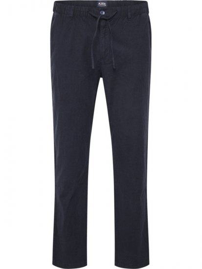 North Latitude 51142 Calças de linho com cintura elástica Azul-marinho - Jeans & calças - Jeans & Calças Tamanhos Grandes Homem