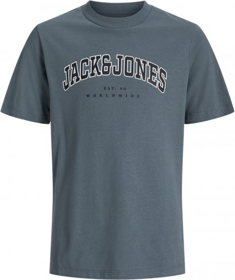 Jack & Jones Caleb Varsity T-Shirt Grey - T-shirts - T-shirts Homem Tamanhos Grandes