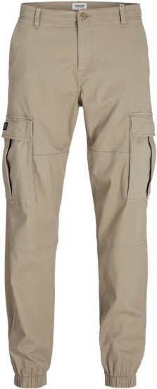 Jack & Jones Jonnie Cuffed Cargo Pants Beige - Jeans & calças - Jeans & Calças Tamanhos Grandes Homem