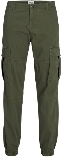 Jack & Jones Jonnie Cuffed Cargo Pants Green - Jeans & calças - Jeans & Calças Tamanhos Grandes Homem
