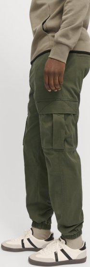 Jack & Jones Jonnie Cuffed Cargo Pants Green - Jeans & calças - Jeans & Calças Tamanhos Grandes Homem
