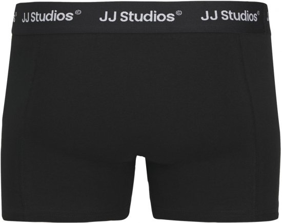 Jack & Jones Soho Solid Trunks 3-Pack Black - Roupa Interior & natação - Roupa interior Homem Tamanhos Grandes