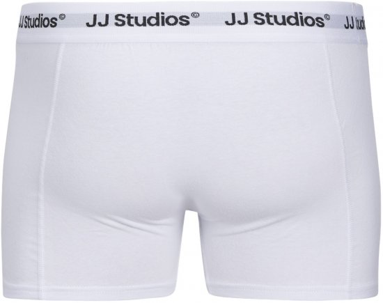 Jack & Jones Soho Solid Trunks 3-pack White/Grey/Black - Roupa Interior & natação - Roupa interior Homem Tamanhos Grandes