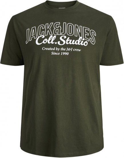 Jack & Jones Makoto T-shirt Green - T-shirts - T-shirts Homem Tamanhos Grandes