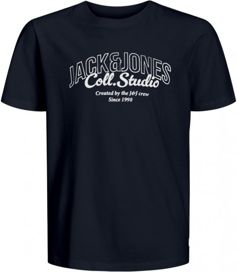 Jack & Jones Makoto T-shirt Blue - T-shirts - T-shirts Homem Tamanhos Grandes