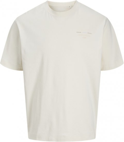 Jack & Jones Urban Edge Studio T-shirt White - T-shirts - T-shirts Homem Tamanhos Grandes