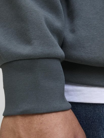 Jack & Jones 2 COL LOGO Hoodie Grey - Sweatshirts & hoodies - Sweatshirt & Camisolas com Capuz tamanhos grandes