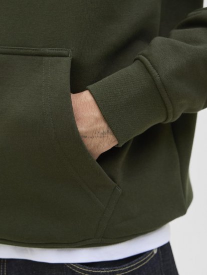 Jack & Jones Soho Hoodie Green - Sweatshirts & hoodies - Sweatshirt & Camisolas com Capuz tamanhos grandes