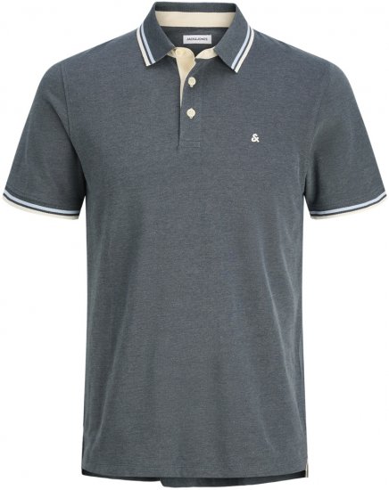 Jack & Jones Paulos Polo Short Sleeve Stormy Weather - Pólos - Pólos Tamanhos Grandes Homem