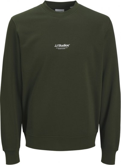 Jack & Jones Soho Sweatshirt Green - Sweatshirts & hoodies - Sweatshirt & Camisolas com Capuz tamanhos grandes