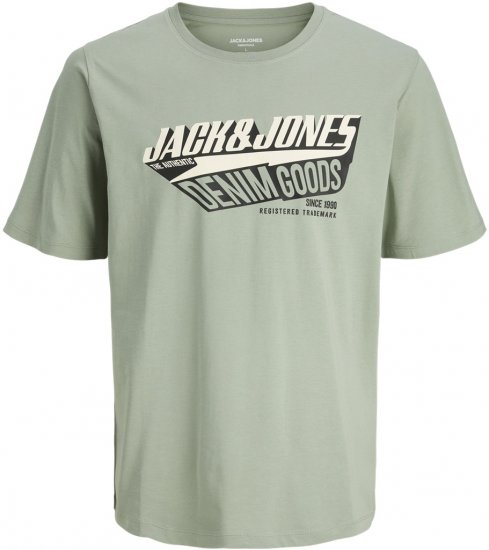 Jack & Jones Logo 2COL T-shirt Iceberg Green - T-shirts - T-shirts Homem Tamanhos Grandes