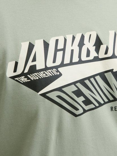 Jack & Jones Logo 2COL T-shirt Iceberg Green - T-shirts - T-shirts Homem Tamanhos Grandes
