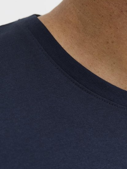 Jack & Jones Logo 2COL T-Shirt Blue - T-shirts - T-shirts Homem Tamanhos Grandes