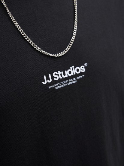 Jack & Jones Soho T-Shirt Black - T-shirts - T-shirts Homem Tamanhos Grandes