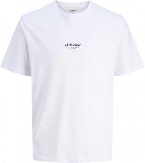 Jack & Jones Soho T-Shirt White - T-shirts - T-shirts Homem Tamanhos Grandes