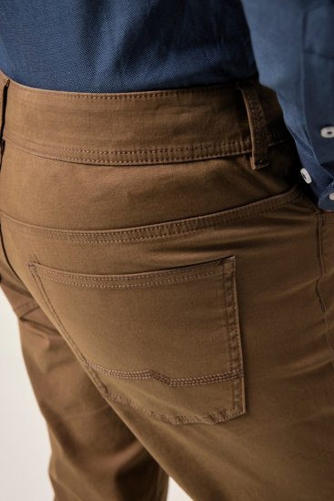 JP1880 Twill Trousers Belly Fit 5-Pocket Brown - Jeans & calças - Jeans & Calças Tamanhos Grandes Homem