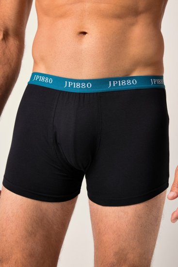 JP1880 FLEXNAMIC OEKO-TEX Boxer Shorts 2-Pack Black - Roupa Interior & natação - Roupa interior Homem Tamanhos Grandes