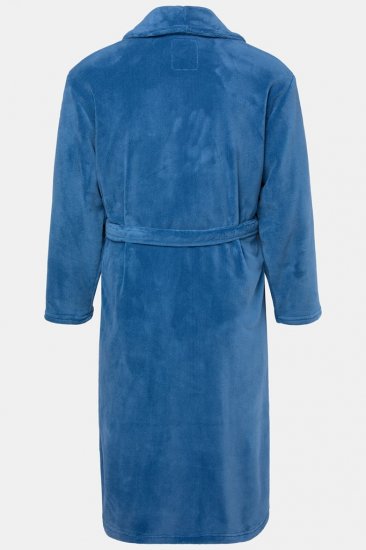JP1880 Bathrobe with Spacious Pockets Denim Blue - Roupa Interior & natação - Roupa interior Homem Tamanhos Grandes