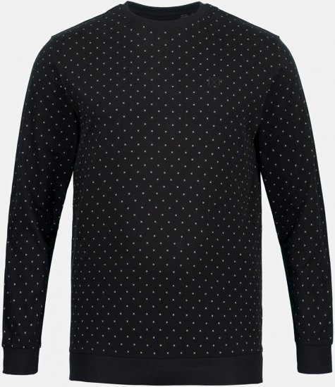 JP1880 Two-piece Pyjamas Long Sleeve and Long Trousers Black - Roupa Interior & natação - Roupa interior Homem Tamanhos Grandes