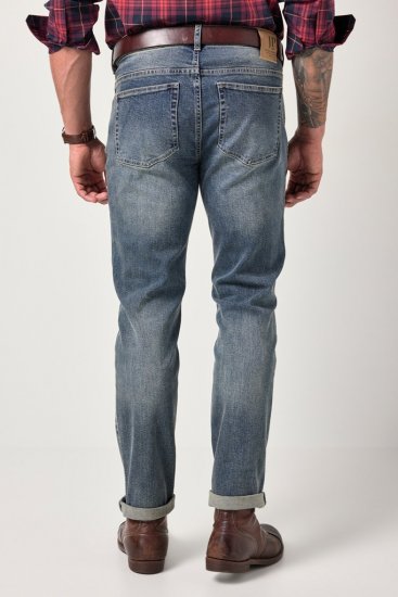 JP1880 FLEXNAMIC Modern Straight Fit Jeans Vintage Denim - Jeans & calças - Jeans & Calças Tamanhos Grandes Homem