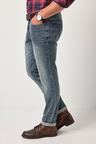 JP1880 FLEXNAMIC Modern Straight Fit Jeans Vintage Denim - Jeans & calças - Jeans & Calças Tamanhos Grandes Homem