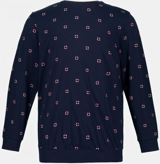 JP1880 Two-piece Pyjamas Long Sleeve and Long Trousers Navy - Roupa Interior & natação - Roupa interior Homem Tamanhos Grandes