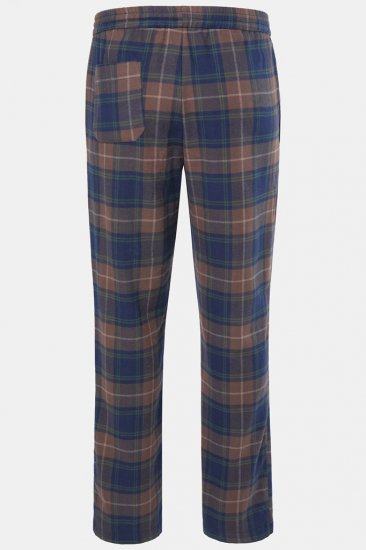 JP1880 Pyjama Trousers Flannel Check Brown - Roupa Interior & natação - Roupa interior Homem Tamanhos Grandes
