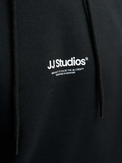 Jack & Jones Soho Hoodie Black - Sweatshirts & hoodies - Sweatshirt & Camisolas com Capuz tamanhos grandes